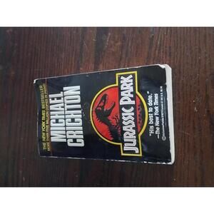 Jurassic Park by Michael‎ Crichton, 1991 1st Ballantine Paperback Book Edition